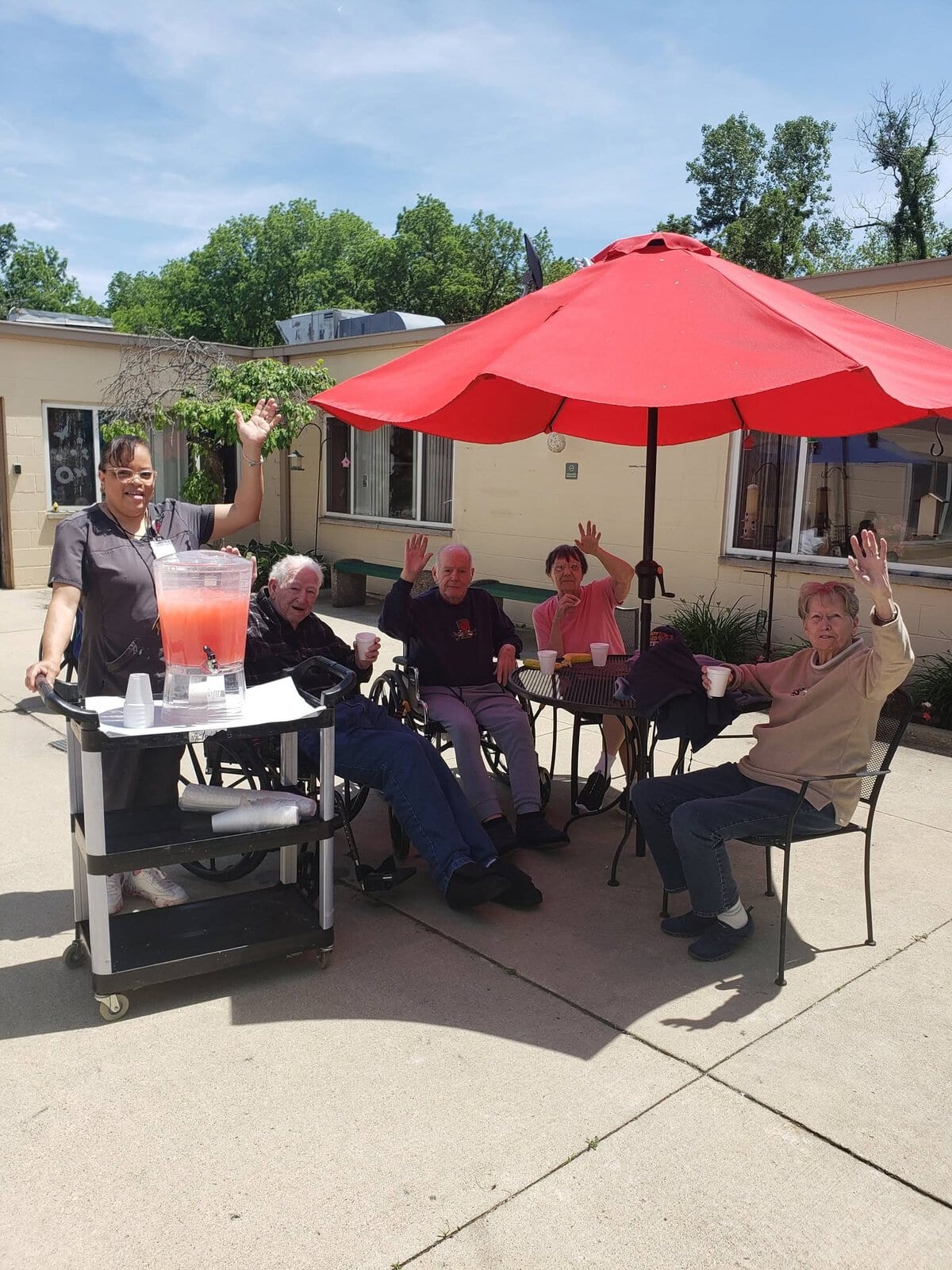 Enjoying a Sunny Day at Cedar Woods
